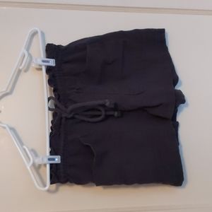 Dark Gray Paper bag Shorts Size S